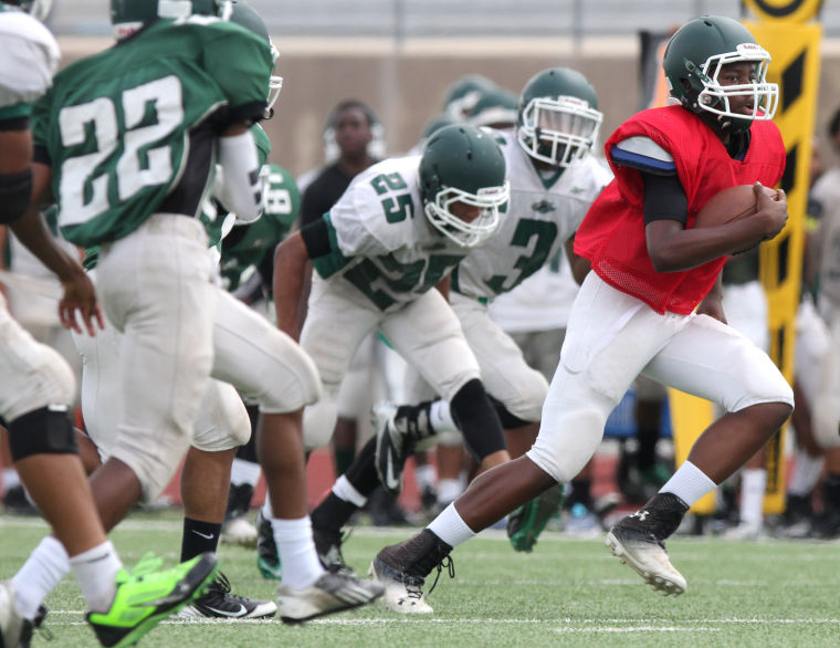 Ellison Football Scrimmage